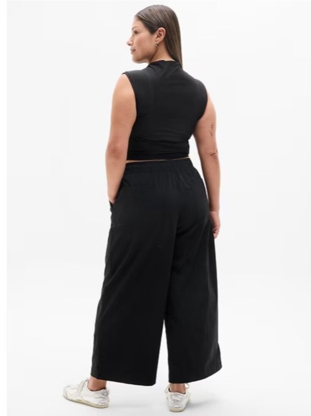 Athleta Midday Mid Rise Crop Poplin Pant Size XL - Picture 2 of 10